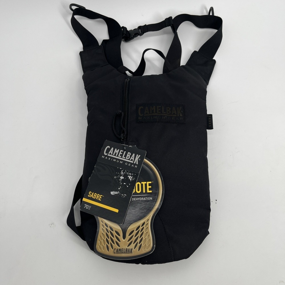 Camelbak Maximum Gear Sabre Hydration Black Backpack 70oz NEW